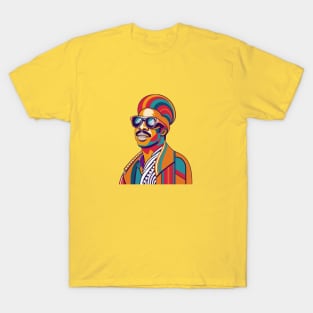 Stevie Wonder WPAP Limit Color T-Shirt